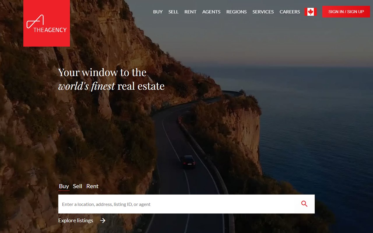 The Agency live website benchmark preview