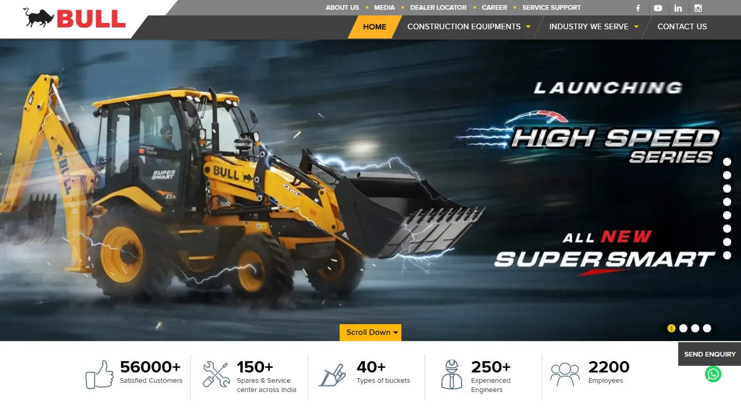 Bull Machines - Custom Website & Web App Case Study by WEBBUILDLABS