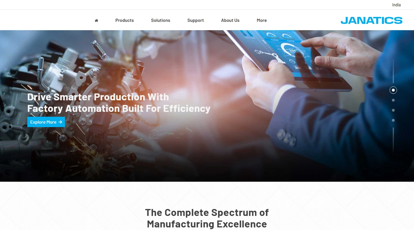 Janatics Pneumatics - Custom Website & Web App Case Study by WEBBUILDLABS